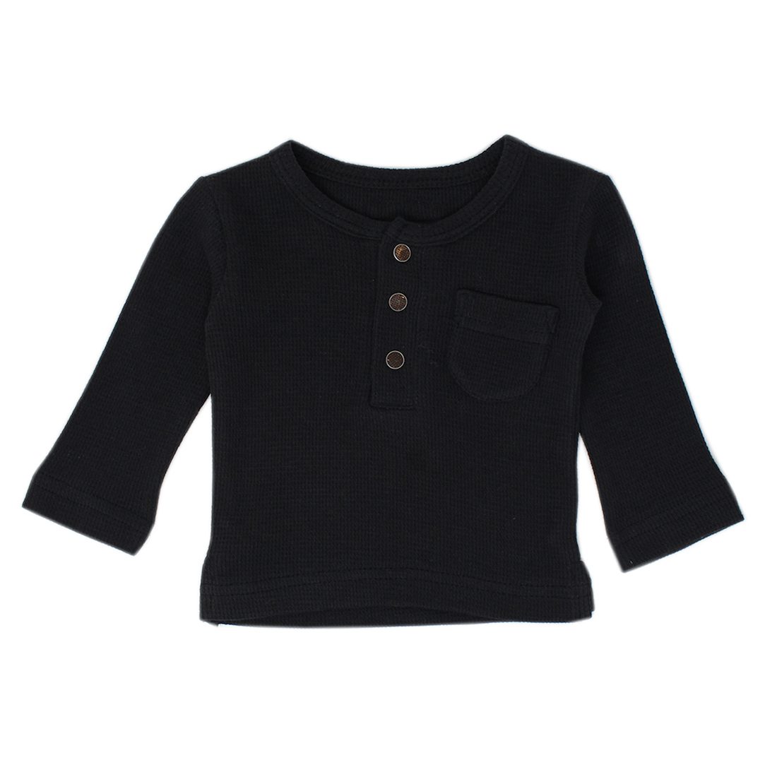 Thermal Top & Thermal Drawstring Bottoms | Black