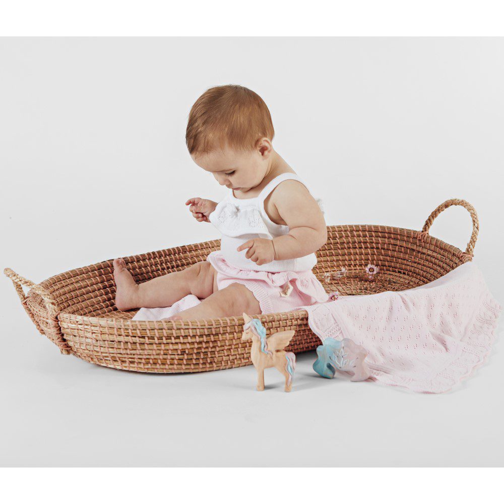 Pink Floral Knit Bloomers
