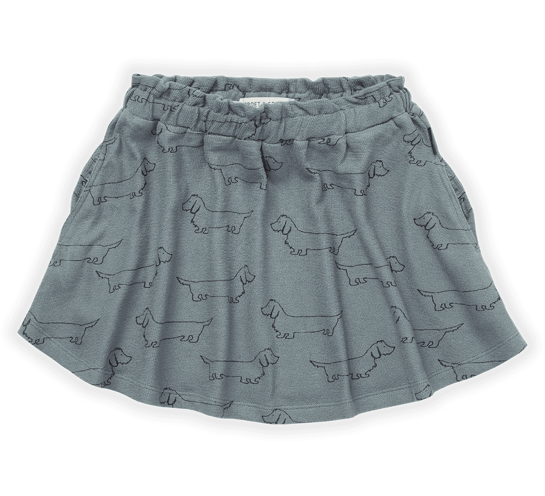 Sausage Dog Print Skirt