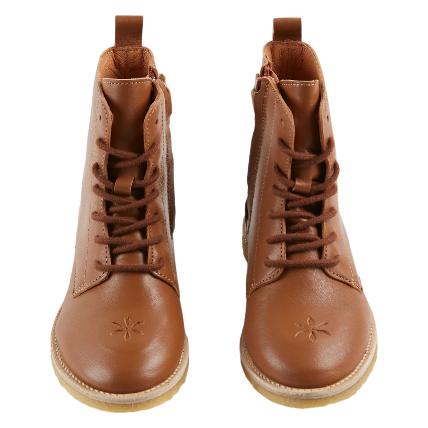 Pecan Laced Boots