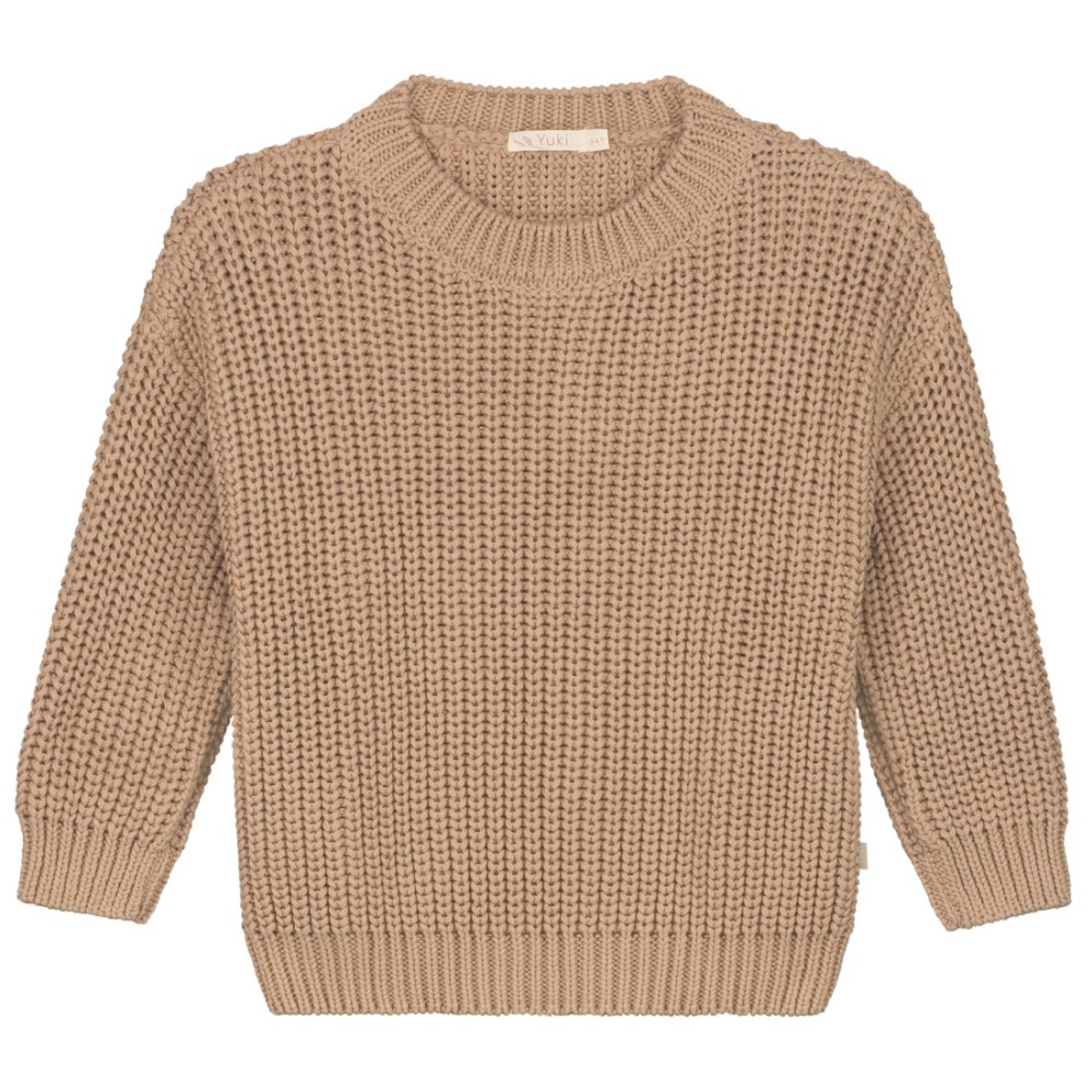 Chunky Knitted Sweater Toffee