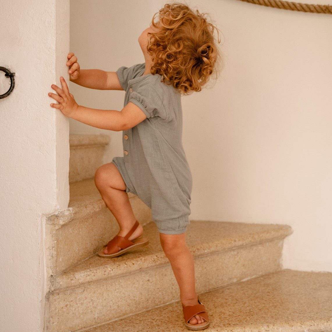 Bebecito Romper | Grey Blue