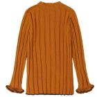 High Neck Blouse Burnt Orange