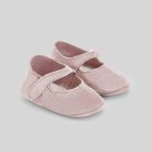 Esencial Woven Newborn Shoes | Mist Pink