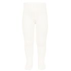 Plain Stitch Basic Tights | Cream (202)