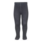 2019/1 Plain Stich Basic Tights | Anthrarcite