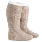 1220/2 Merino Wool Patterned Knee Socks | Black 901