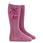 Grossgrain Side Bow Knee-high Socks | Casis (669)