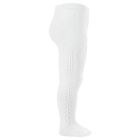 2591/1 Warm Cotton Tights W/ Openwork| White 200