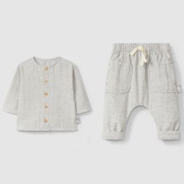 Triple Gauze Shirt & Pants | Grey