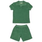 Terry Slub Polo & Terry Slub Shorts