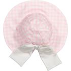 Gingham Pink Lycra Sunny Hat