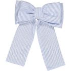 Maryland Blue Seersucker Big Hair Clip