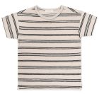 Oversized Tee S/S Textured Stripes