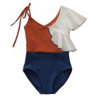 Swimsuit | Orange + Blue