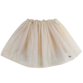 Pien Skirt | Off White Metallic