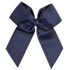 Hair Clip W/ Grossgrain Bow | Navy 480