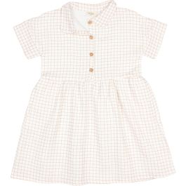 Terracota Mini Check Dress