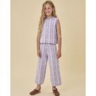 Lily Flower Vest & Bell Bottoms