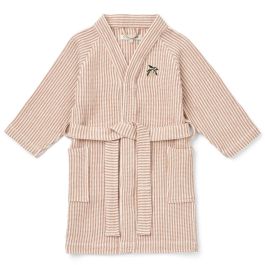 Bertha Bathrobe | Y/D Stripe Tuscany Rose/Creme De La Creme