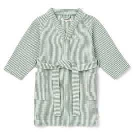 Bertha Bathrobe | Y/D Stripe Peppermint/Creme De La Creme