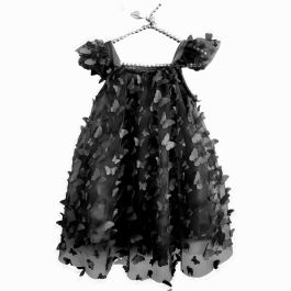 Allover Butterflies Tutu Dress | Black