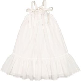 Dress Rosalina Cotton Veil | Off White