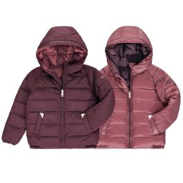 Reversible Puffer | Matte Berry / Cherry