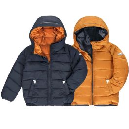 Reversible Puffer | Matte Ink Navy & Honey
