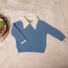 V Neck Blue Sweater