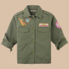 Riley Overshirt Jacket W/ Embroidered Badges