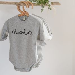 Grey Melange CHOCOLATE Bodysuit