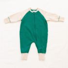 Zip Romper | Jade/Sand