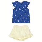 Birds Blouse & Frill Shorts