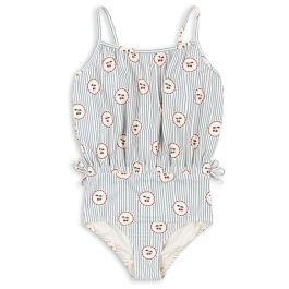 Cale Swimsuit | Cherry Stripe