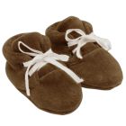 Velour Baby Booties | Toffee