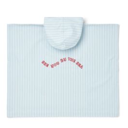 'See You By The Sea' Kaiden Poncho | Pure Sky | Creme De La Creme