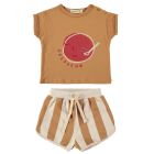 Gazpacho T-Shirt & Stripes Clay Short