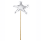 Metallic Linen Wand | Snow