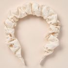 Gathered Headband | Daisy Eyelet