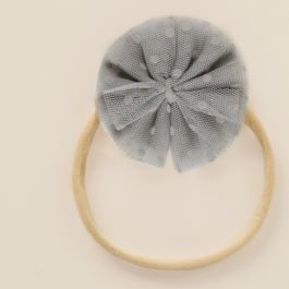 Flutter Tulle Headband | Vintage Blue