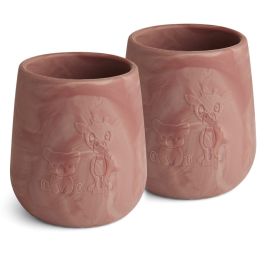 2 Pack Abel Silicone Cup | Red Mix