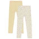 Ribbed Legging Set | Lemons, Yellow