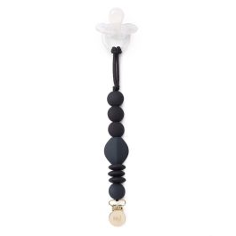 Charcoal Pacifier Clip