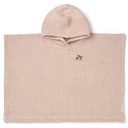 Paco Embroidery Poncho | Y/D Stripe Tuscany Rose / Creme De La Creme