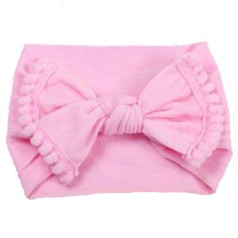 Pink Pom Pom Headband