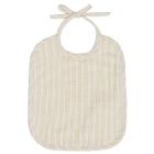 Woven Tie Bib | Vintage Stripe