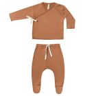 Wrap Top + Pant Set | Amber