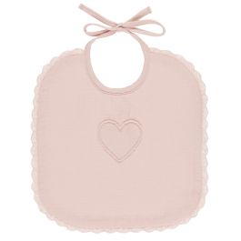 Woven Tie Bib | Bubblegum