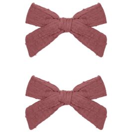 Bow W.Clip, Set Of 2 | Raspberry